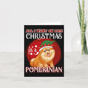 Alles, was ich zu Weihnachten Gewollt habe, sind W Karte