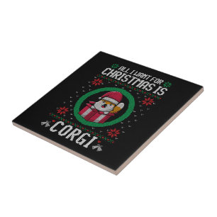 Alles, was ich zu Weihnachten gewollt ist Niedlich Fliese