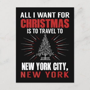 Alles, was ich zu Weihnachten nach New York City G Begleitkarte