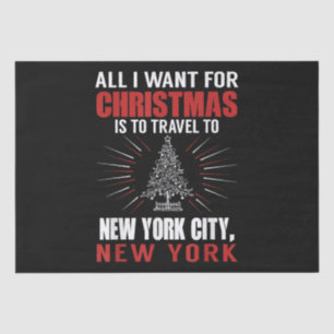 Alles, was ich zu Weihnachten nach New York City G Seidenpapier