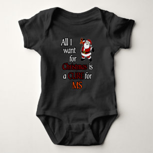 Alles, was ich zu Weihnachten/Säugling Gewollt hab Baby Strampler