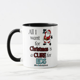 Alles, was ich zu Weihnachten/Weihnachten Gewollt Tasse