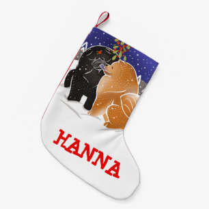 ALLES WAS ICH ZU WEIHNACHTEN WILL - Chow benutzerd Kleiner Weihnachtsstrumpf