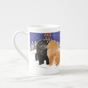 ALLES WAS ICH ZU WEIHNACHTEN WILL - Chow  Bone Chi Prozellantasse