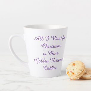 Alles, was ich zu Weihnachten will Golden Retrieve Milchtasse