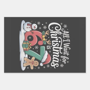 Alles, was ich zu Weihnachten will, ist 67 Six Sev Geschenkpapier Set