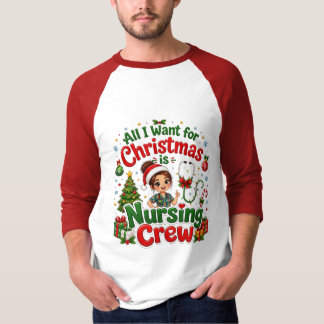 Alles, was ich zu Weihnachten will, ist das Pflege T-Shirt