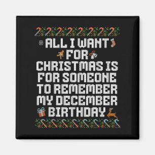 Alles, was ich zu Weihnachten will, ist, dass jema Magnet
