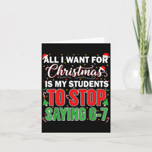 Alles, was ich zu Weihnachten will, ist, dass mein Karte