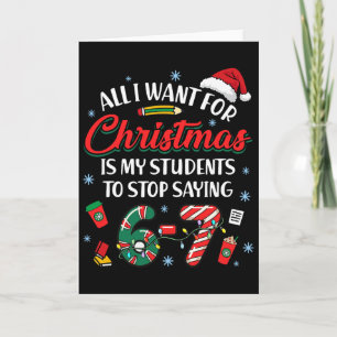 Alles, was ich zu Weihnachten will, ist, dass mein Karte