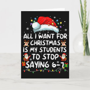 Alles, was ich zu Weihnachten will, ist, dass mein Karte