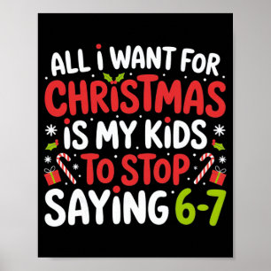 Alles, was ich zu Weihnachten will, ist, dass mein Poster