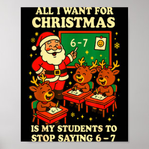Alles, was ich zu Weihnachten will, ist, dass mein Poster
