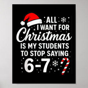 Alles, was ich zu Weihnachten will, ist, dass mein Poster