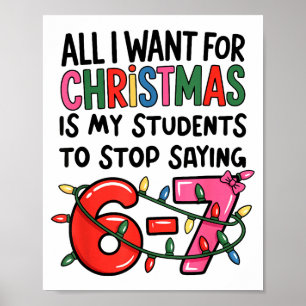 Alles, was ich zu Weihnachten will, ist, dass mein Poster