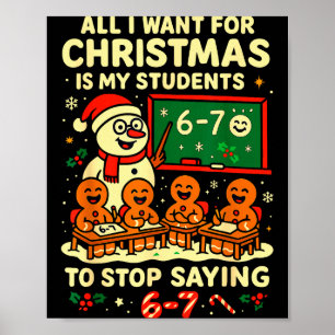 Alles, was ich zu Weihnachten will, ist, dass mein Poster
