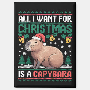 Alles, was ich zu Weihnachten will, ist ein Capyba Magnet