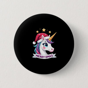 Alles, was ich zu Weihnachten will, ist ein Einhor Button