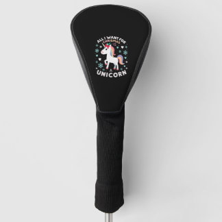 Alles, was ich zu Weihnachten will, ist ein Einhor Golf Headcover