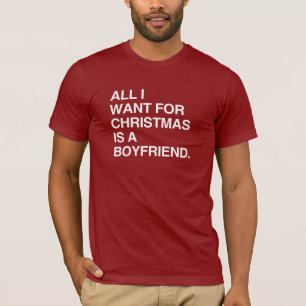 ALLES WAS ICH ZU WEIHNACHTEN WILL IST EIN FREUND - T-Shirt