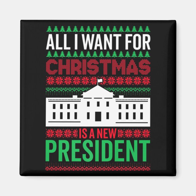 Alles, was ich zu Weihnachten will, ist ein neuer  Magnet (Vorne)