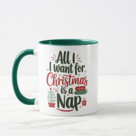Alles, was ich zu Weihnachten will, ist ein Nicker Tasse