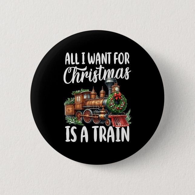 Alles, was ich zu Weihnachten will, ist eine Dampf Button (Vorderseite)