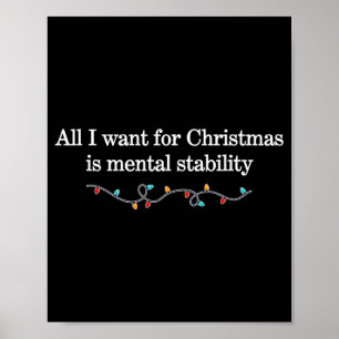 Alles, was ich zu Weihnachten will, ist geistige S Poster