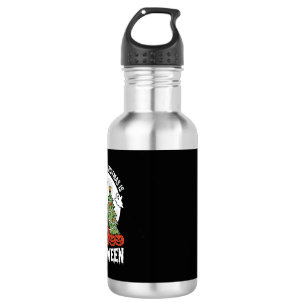 Alles, was ich zu Weihnachten will, ist Halloween Edelstahlflasche