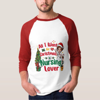 Alles, was ich zu Weihnachten will, ist Pflegen T-Shirt