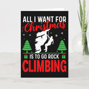 Alles, was ich zu Weihnachten will, ist Rock Climb Karte