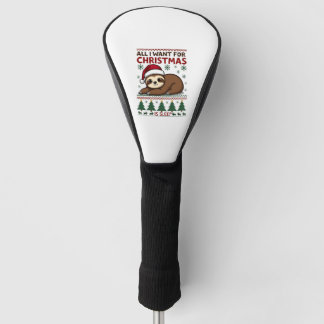 Alles, was ich zu Weihnachten will, ist Schlaf - L Golf Headcover