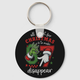 Alles, was ich zu Weihnachten will, ist Six Seven Schlüsselanhänger