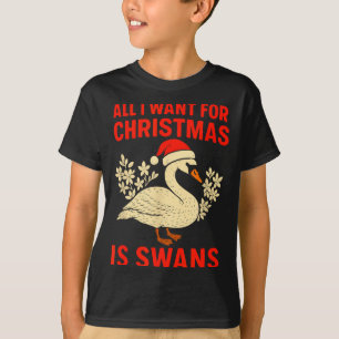 Alles, was ich zu Weihnachten will, ist Swans häss T-Shirt