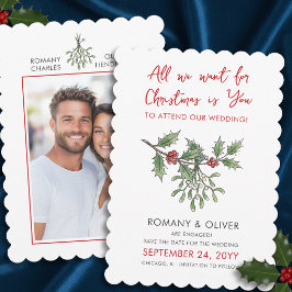 Alles, was ich zu Weihnachten will, Misteltoe-Hoch Save The Date