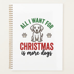 Alles, was ich zu Weihnachten will, sind mehr Hund Planer