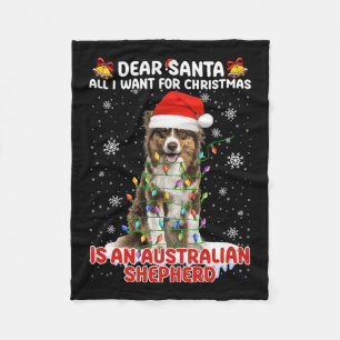 Alles, was ich zu Weihnachten Wollte, ist Australi Fleecedecke