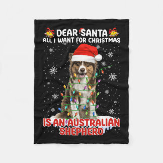 Alles, was ich zu Weihnachten Wollte, ist Australi Fleecedecke