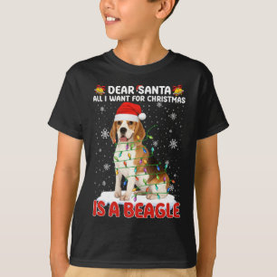 Alles, was ich zu Weihnachten Wollte, ist Beagle W T-Shirt