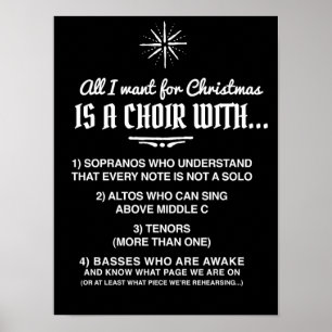 Alles, was ich zu Weihnachten wollte, ist... Chorp Poster
