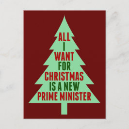 Alles, was ich zu Weihnachten Wollte, ist ein neue Postkarte