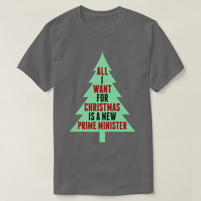 Alles, was ich zu Weihnachten Wollte, ist ein neue T-Shirt (Design vorne)