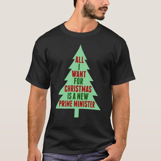 Alles, was ich zu Weihnachten Wollte, ist ein neue T-Shirt (Vorderseite)
