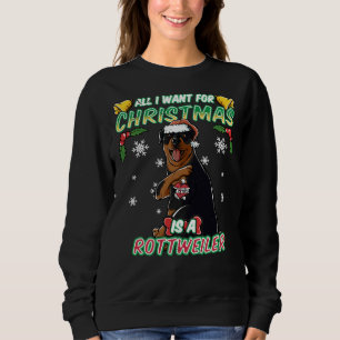 Alles, was ich zu Weihnachten Wollte, ist ein Rott Sweatshirt