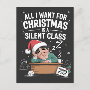 Alles, was ich zu Weihnachten wollte, ist ein stil Ankündigungspostkarte