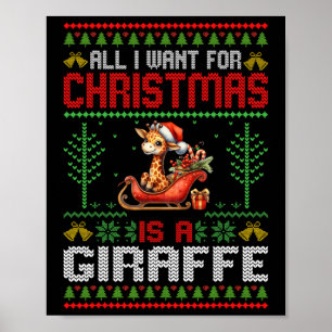 Alles, was ich zu Weihnachten Wollte, ist eine Gir Poster