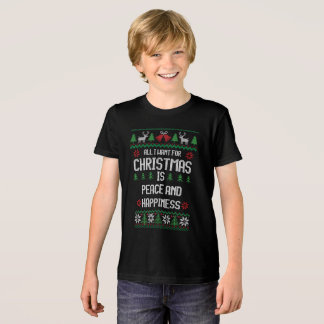 Alles, was ich zu Weihnachten Wollte, ist Frieden  Tri-Blend Shirt