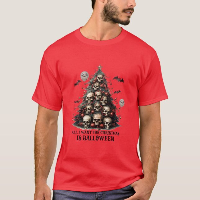 Alles, was ich zu Weihnachten Wollte, ist Hallowee T-Shirt (Vorderseite)