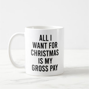Alles, was ich zu Weihnachten Wollte, ist mein Bru Kaffeetasse