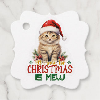 Alles, was ich zu Weihnachten wollte, ist Mew Geschenkanhänger